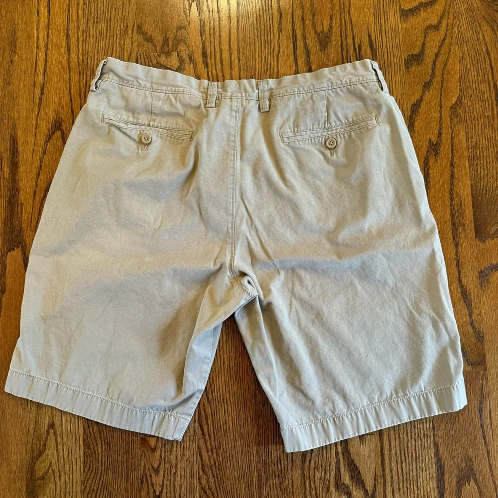 J.Crew Club Chino Shorts Mens 35 Khaki Cotton 10.5”